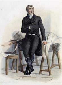 Marie Francois Xavier Bichat (1771-1802), biólogo médico y fisiólogo francés- en "Le Plutarque français", por Mennechet, París