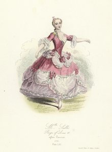 Marie Sallé, bailarina francesa; reinado de Luis XV de French School