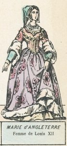 María de Inglaterra, esposa de Luis XII de French School