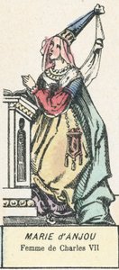 María de Anjou, esposa de Carlos VII de French School