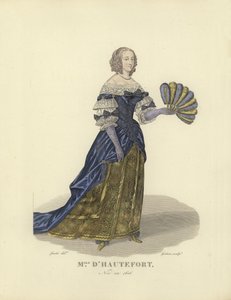 Marie de Hautefort, favorita del rey Luis XIII de Francia