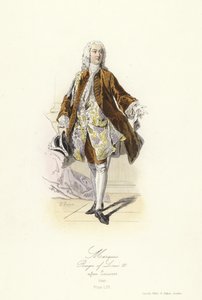 Marqués, reinado de Luis XV de Francia de French School