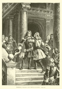 Mariscal Villars y Príncipe Eugenio de French School