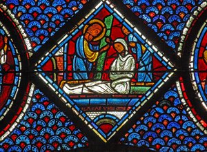 La ventana de María Magdalena: Lázaro - su resurrección de French School