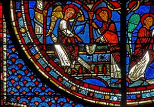 La ventana de María Magdalena: María en el sepulcro de Jesús de French School