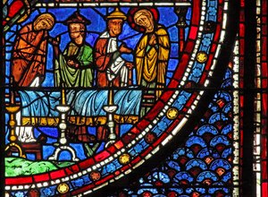 La ventana de María Magdalena: María en la muerte de Lázaro de French School