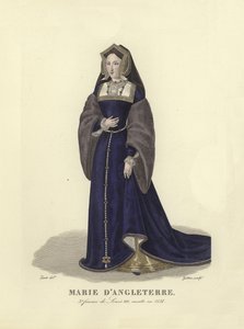 María de Inglaterra, tercera esposa del rey Luis XII de Francia de French School