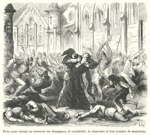 Masacre de los Armagnacs por los borgoñones, París