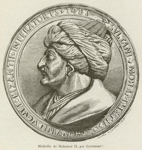 Medalla de Mahoma II, por Constanzo