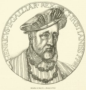 Medallón de Enrique II de French School