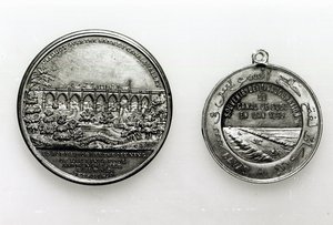 Medalla conmemorativa de la apertura del Canal de Suez, 1869 de French School