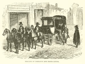 Encuentro de Napoleón y María Luisa (grabado)
