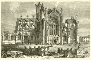 Abadía de Melrose de French School