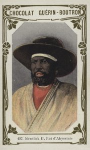 Menelik II, Rey de Abisinia