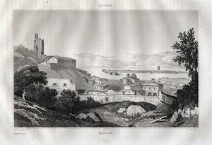 Messina - Sicilia - Grabado de 