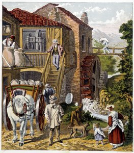 Meunier - en Magazine des petits enfants: les Métiers, ed. Hachette, circa 1900 de French School