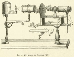Microscopio de Bonanni de French School