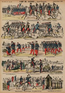 Campamento militar del ejército francés en Satory, Francia de French School