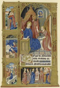 Miniatura de la Anunciación