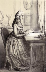 Mme Roland (1754 - 1793) - en “Galerie historique de la Revolution francaise” por Alber Maurin