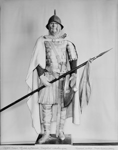 Modelo de un jinete carolingio de French School