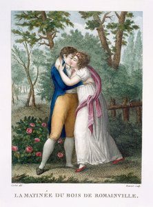 Mañana en el Bois de Romainville, c.1816 de French School