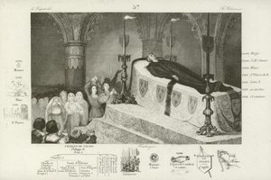 Luto por la muerte de Luis XII de Francia, 1515