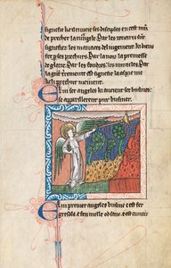 Ms65 f27v, Comentario sobre el Apocalipsis de San Juan, finales del siglo XIII de French School
