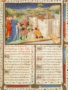 Ms 1015 fol.1 Ilustración de Gouvernement des Rois et des Princes de French School
