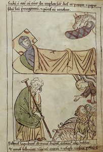 Ms 108 fol.168 La Natividad, de una Biblia de French School