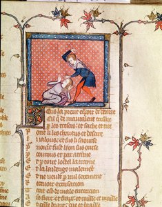 Ms 1126 f.66r La Violencia de los Celos, del Roman de la Rose