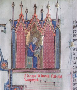 Ms 139 fol.142v Adam de la Halle, del Chansonnier d