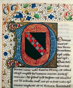Ms 167 fol.69 Inicial historiada 