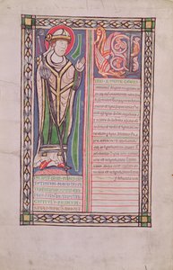 Ms 186 Fol.2v Pierre Lombard obispo de París, del Liber Quatuor Sententiarum (Libro de Sentencias), c.1160 de French School