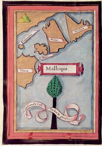 Ms 24224 Fol.73v Mapa de las Islas de las Especias de un relato del Viaje de Fernando de Magallanes