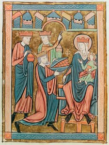 Adoración de los Magos, del Psautier a l