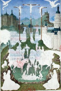 La Crucifixión o Gólgota, miniatura inacabada de las 