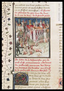Ms 55 t.2 fol.290v Infierno, de De Civitate Dei por San Agustín de Hipona (354-430) traducido por Raoul de Presles, c.1400-50 de French School