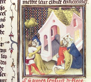 Las Mujeres Obscenas, de De Claris Mulieribus, por Giovanni Boccaccio (1313-75) de French School