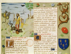 Apolo matando a Pitón, de Livre des Eschecs D