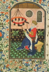 Ms Gen 288 f.183v Rey y música, c.1460