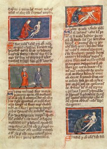 Ms H 89 fol.21v Figuras anatómicas, de una edición de 