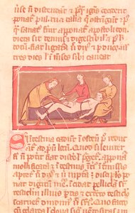 Ms H 89 fol.23 Cirugía, de una edición del Libro de Cirugía de Rogier de Salerne