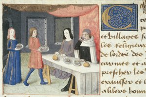 Comida, de Les Cent Nouvelles Nouvelles, 1462 de French School