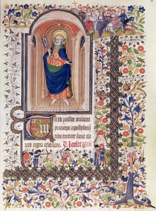 San Pedro, de las Horas de Margarita de Orleans, c.1426 de French School