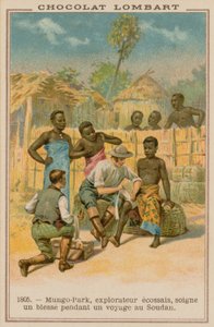 Mungo Park, explorador escocés, 1805 de French School
