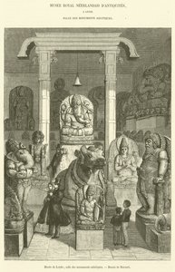 Museo de Leiden, sala de monumentos asiáticos de French School