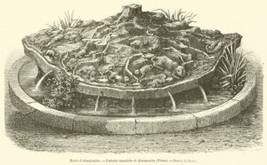Museo de etnografía, Fuente monolítica de Quonncacha, Perú de French School