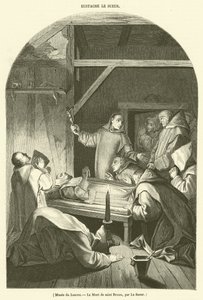 Museo del Louvre, La Muerte de San Bruno de French School
