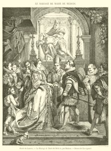 Museo del Louvre, El Matrimonio de María de Médicis de French School